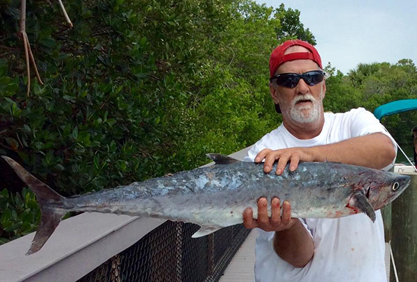 Gentleman holding a monster kingfish