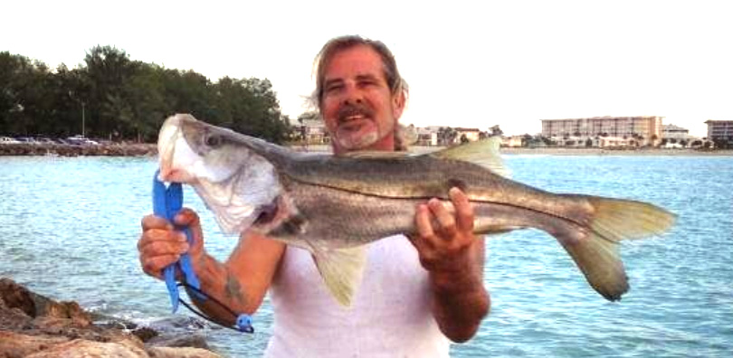 Captain Phil with his Snook